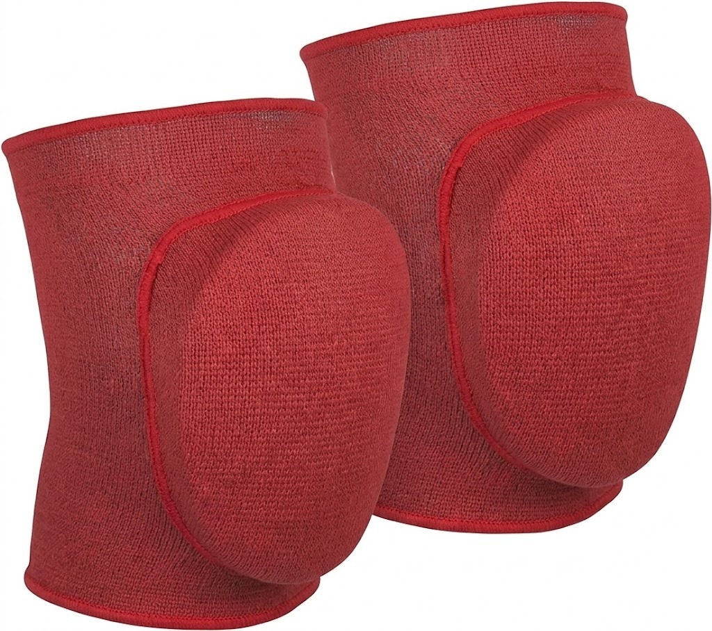 Red karting knee pad 